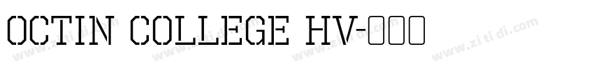 Octin College hv字体转换